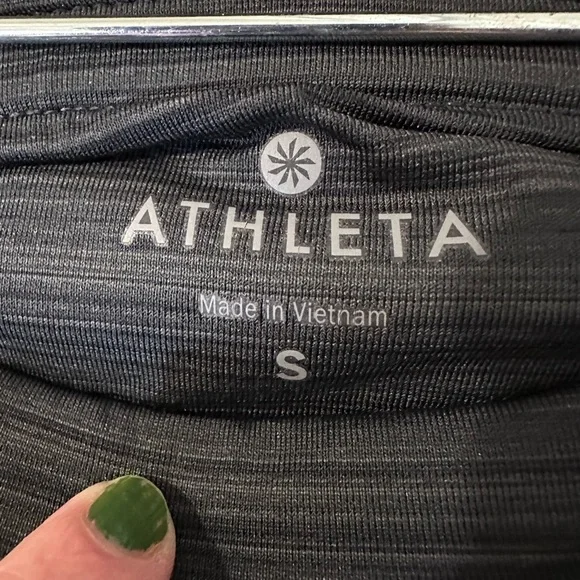 Athleta Charcoal Tiered Mini Skirt - Picture 3 of 3